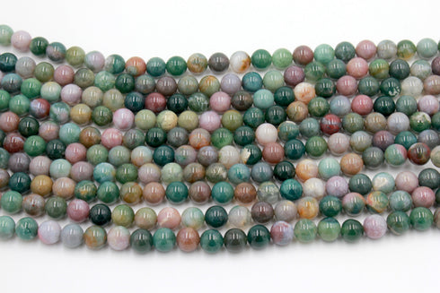 Fancy Jasper Gemstone Beads, 8mm, Round